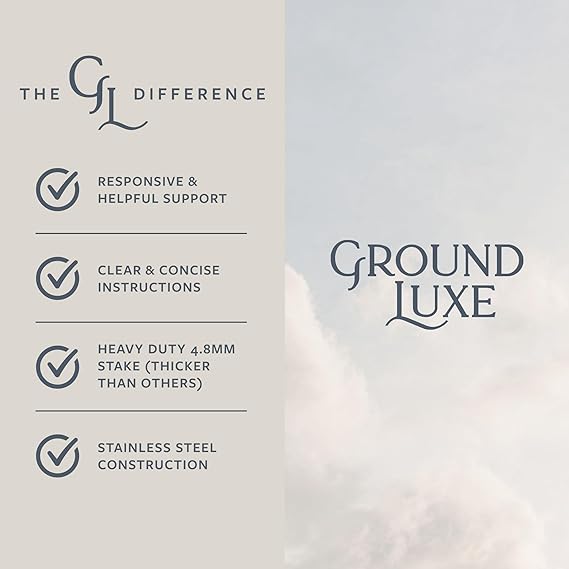 GroundLuxe Grounding Rod w/ 40 Ft Cord
