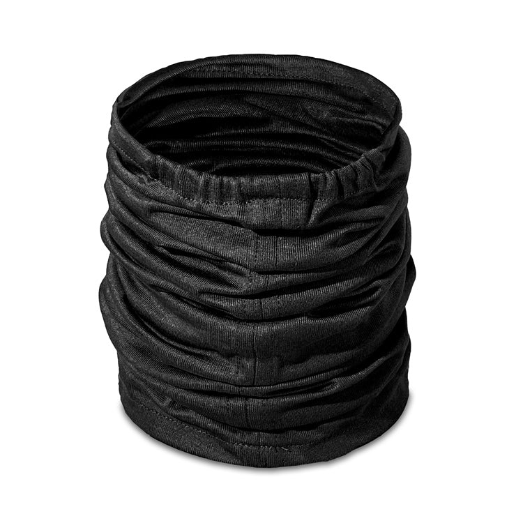 Black Jersey & Silver Neck Gaiter