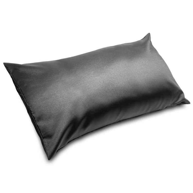 Black Silver Jersey Modal & Satin Pillowcase – King