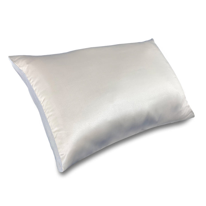 Natural Silver Satin & Modal Pillowcase - Standard/Queen
