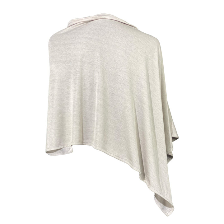 Natural Silver Modal Poncho Short