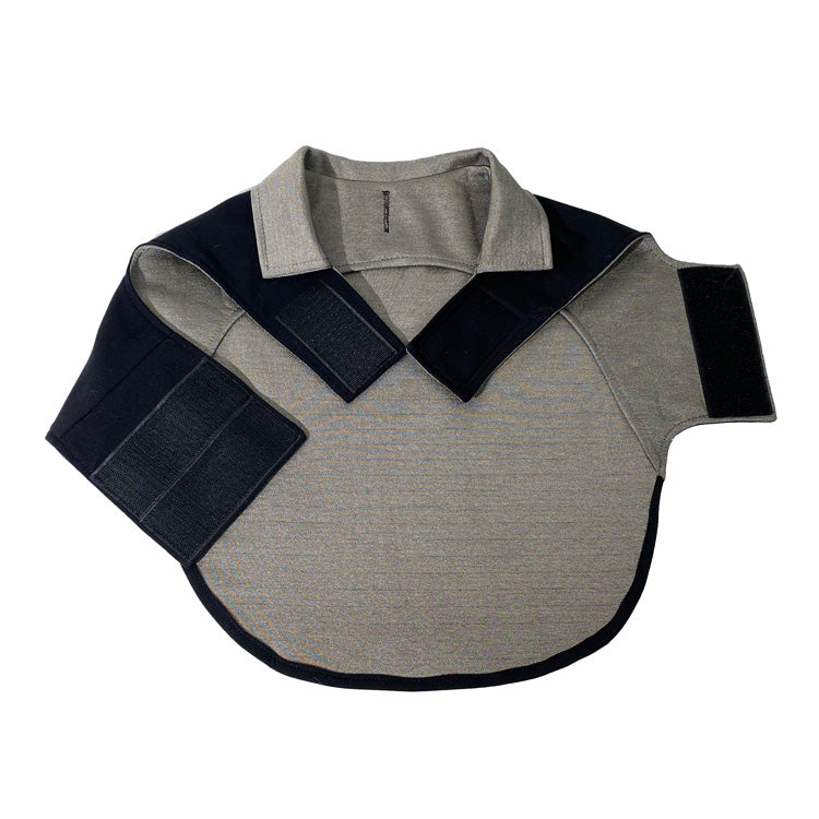 Doggie Silver Cotton Double Knit Jacket