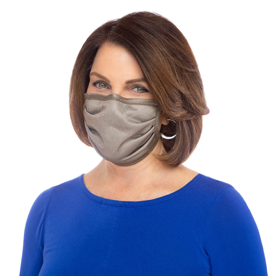 Heavyweight Mesh Mask - Pleated