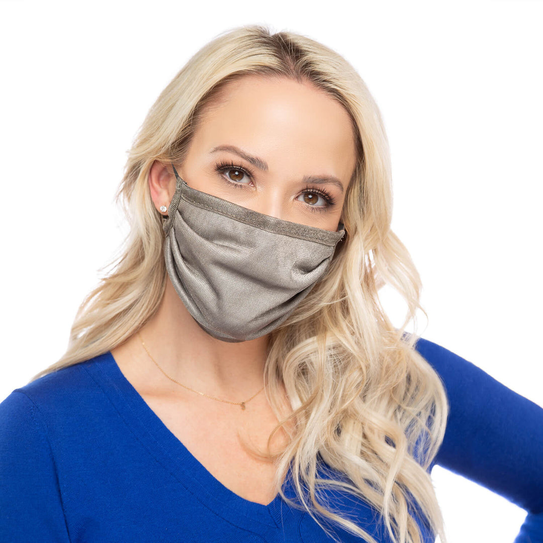 Heavyweight Mesh Mask - Pleated