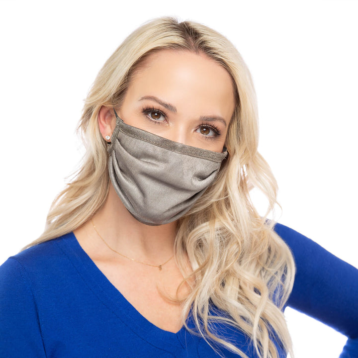 Heavyweight Mesh Mask - Pleated