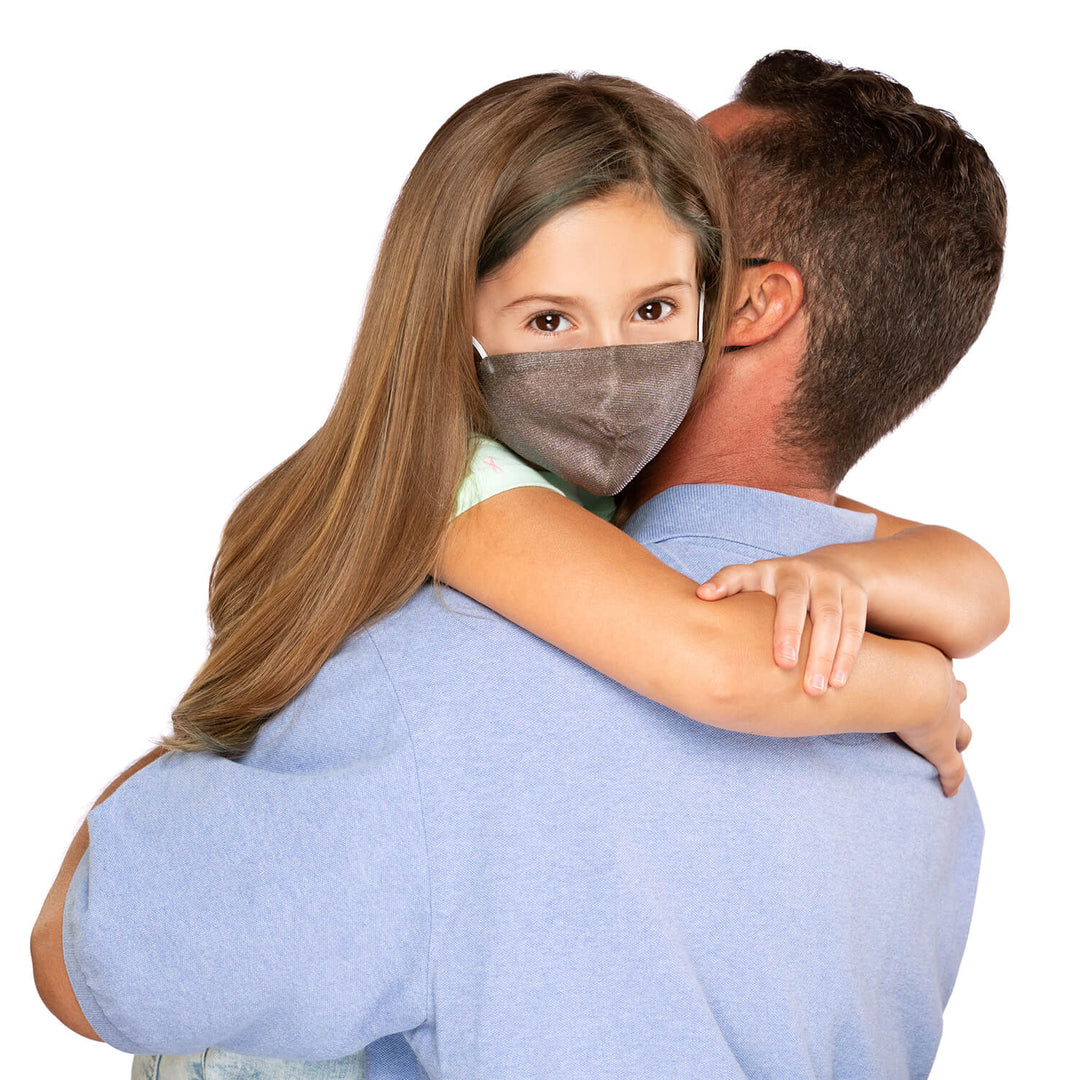 Kids Silver Mesh Mask - Small