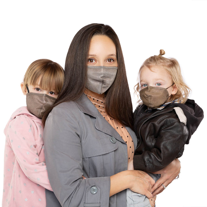 Kids Silver Mesh Mask - Small