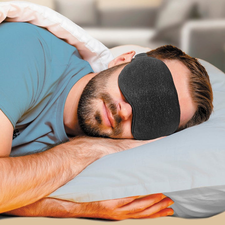 Silver & Silk Eye Mask