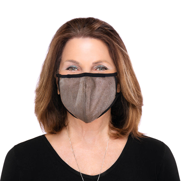Silver Mesh Mask - Cup
