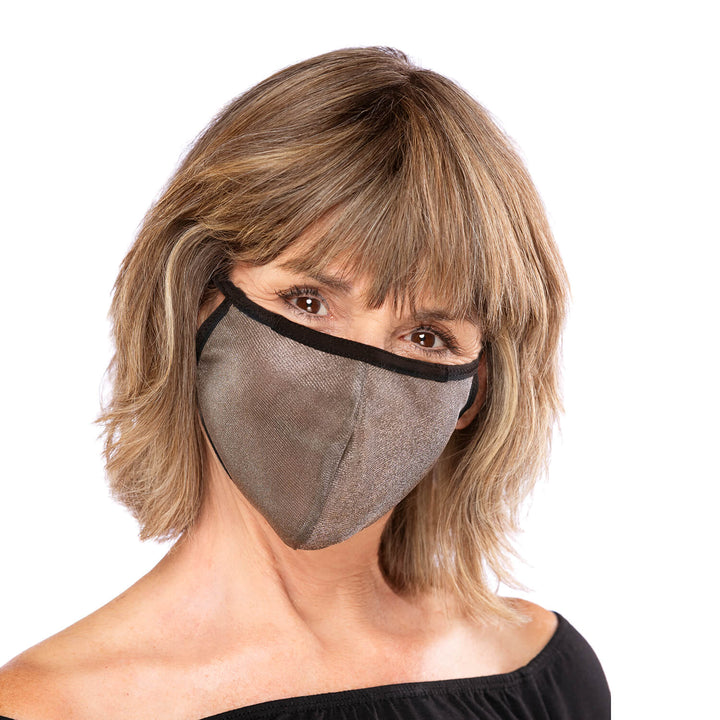 Silver Mesh Mask - Cup