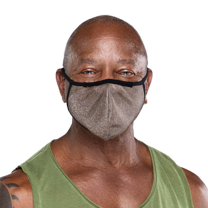 Silver Mesh Mask - Cup