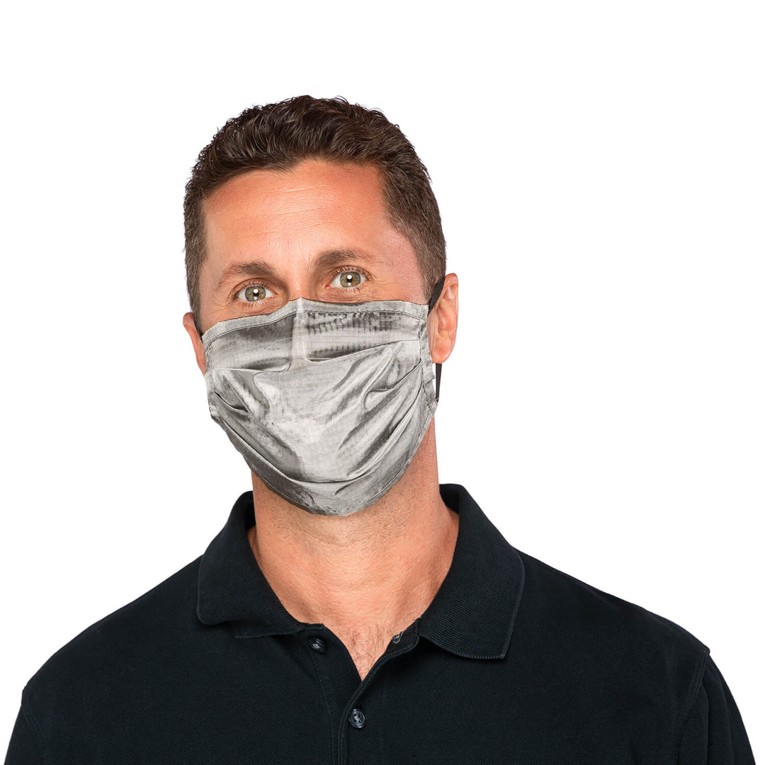 Pure Silver Mask - Pleated