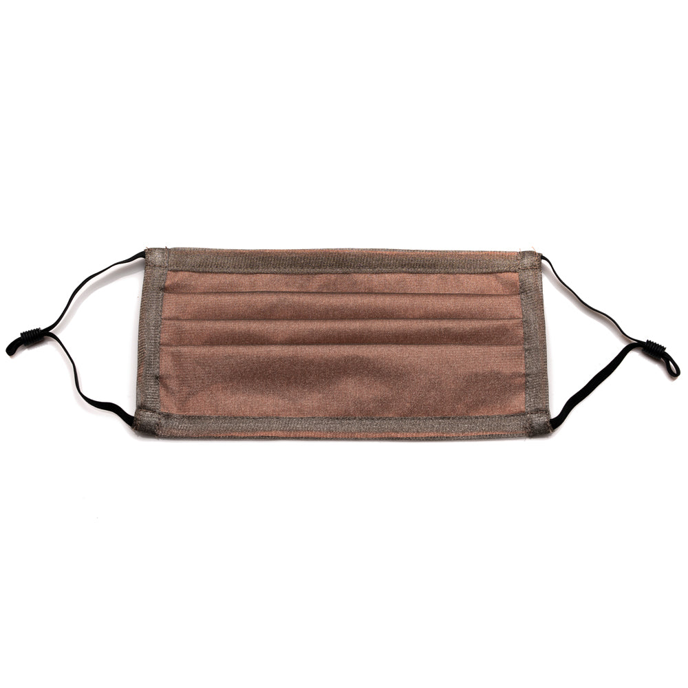 Trifecta Copper/Silver Mask - Pleated