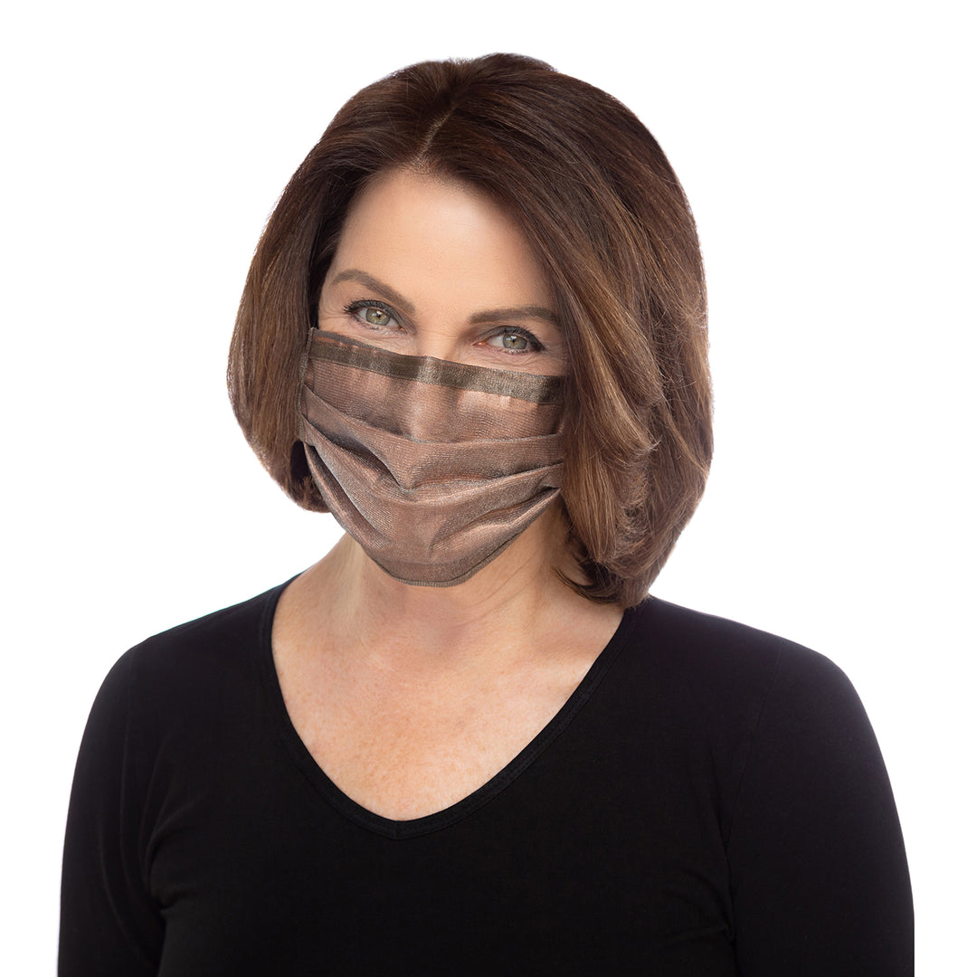 Trifecta Copper/Silver Mask - Pleated
