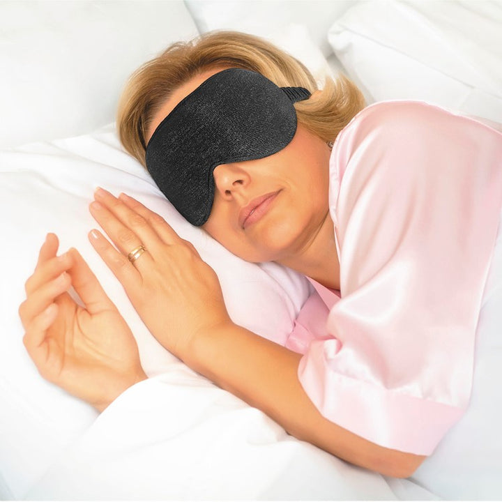 Silver & Silk Eye Mask