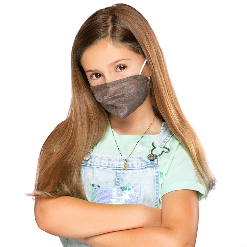 Kids Silver Mesh Mask - Small