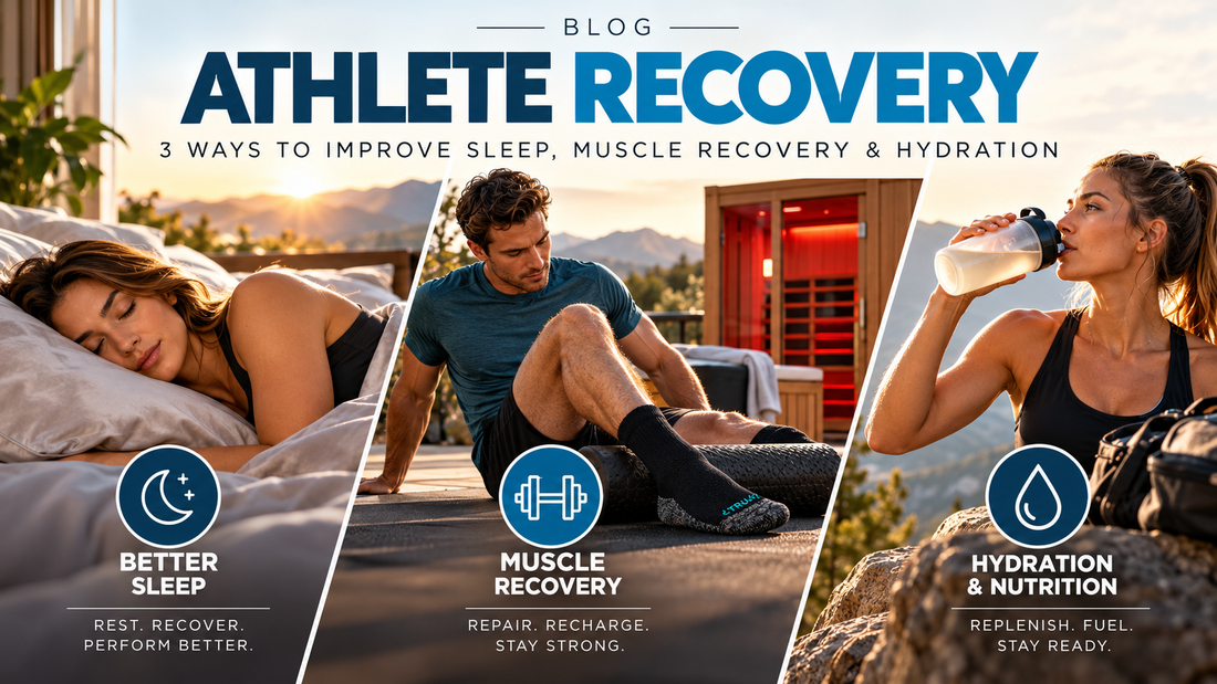 Athlete Recovery: 3 Ways to Improve Sleep, Muscle Recovery & Hydration
