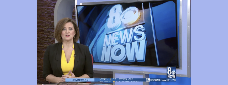 CBS Las Vegas Features TRU47 Silver Face Masks