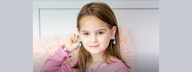 Little Girl Dressed Up: TRU47 Kids Silver Masks Featured in Dailymom