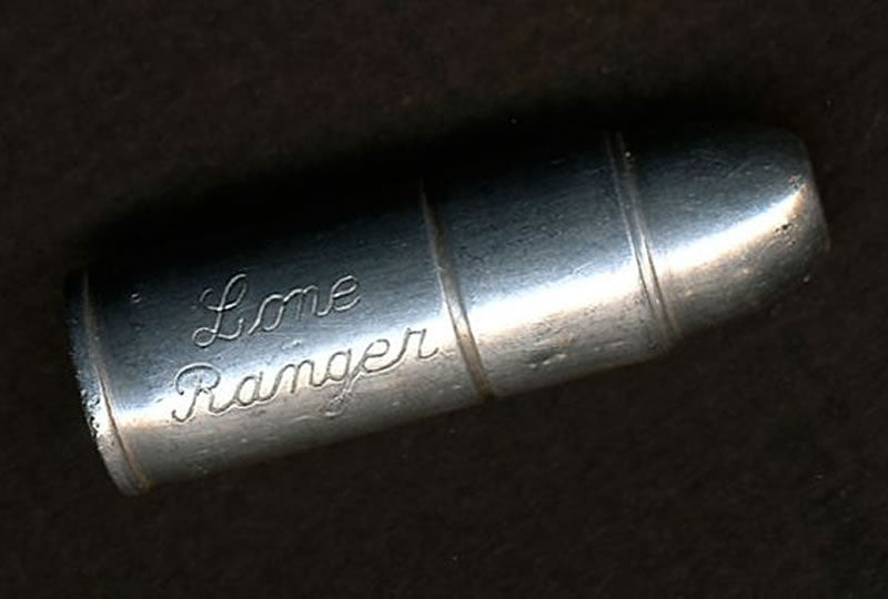 Lone Ranger's Engraved Silver Bullet