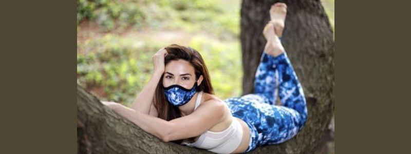 Mizz Fit Covers TRU47 Stylish and Comfortable Silver Face Masks