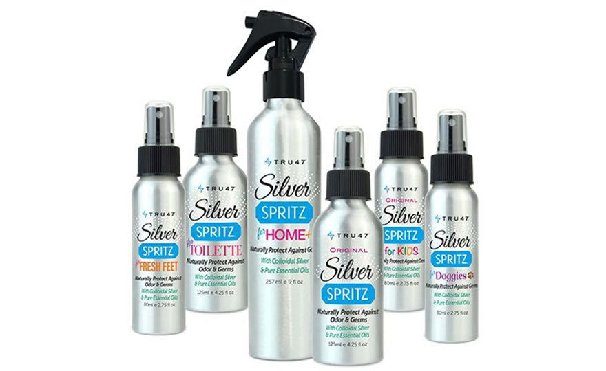 TRU47 Silver Spritz Sprays: All-Natural Sanitizing and Cleaning Solutions