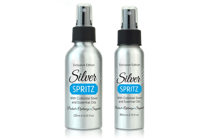 Bottles of TRU47 Silver Spray in Two Sizes