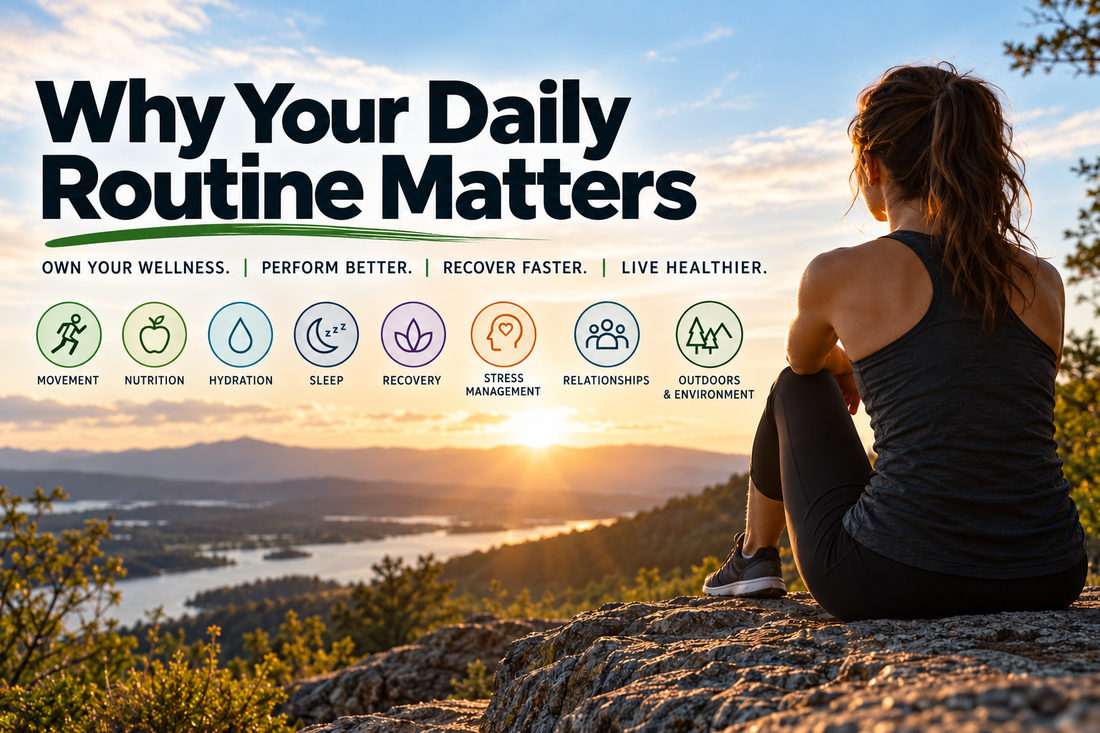 Why Your Daily Routine Matters; Own Your Wellness. Perform Better. Recover Faster. Live Healthier.