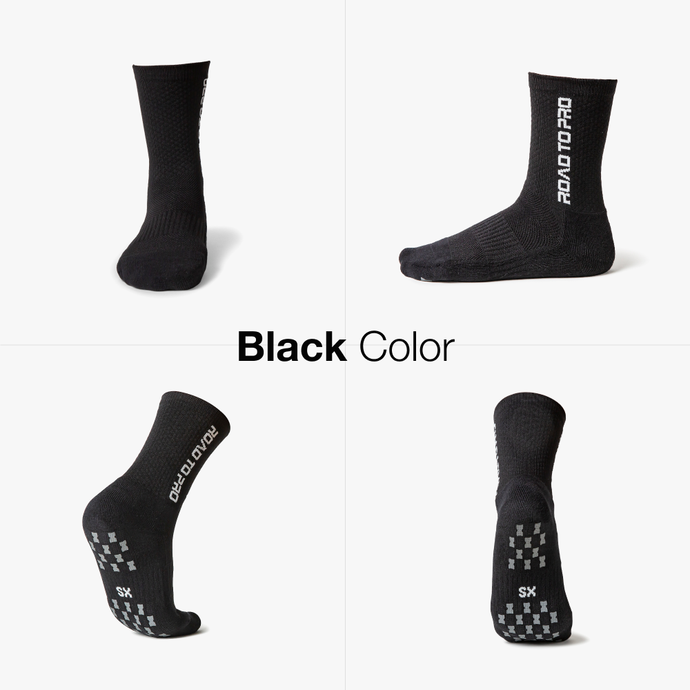 Youth/XS Anti-Slip Tennis Socks - 1 Pair