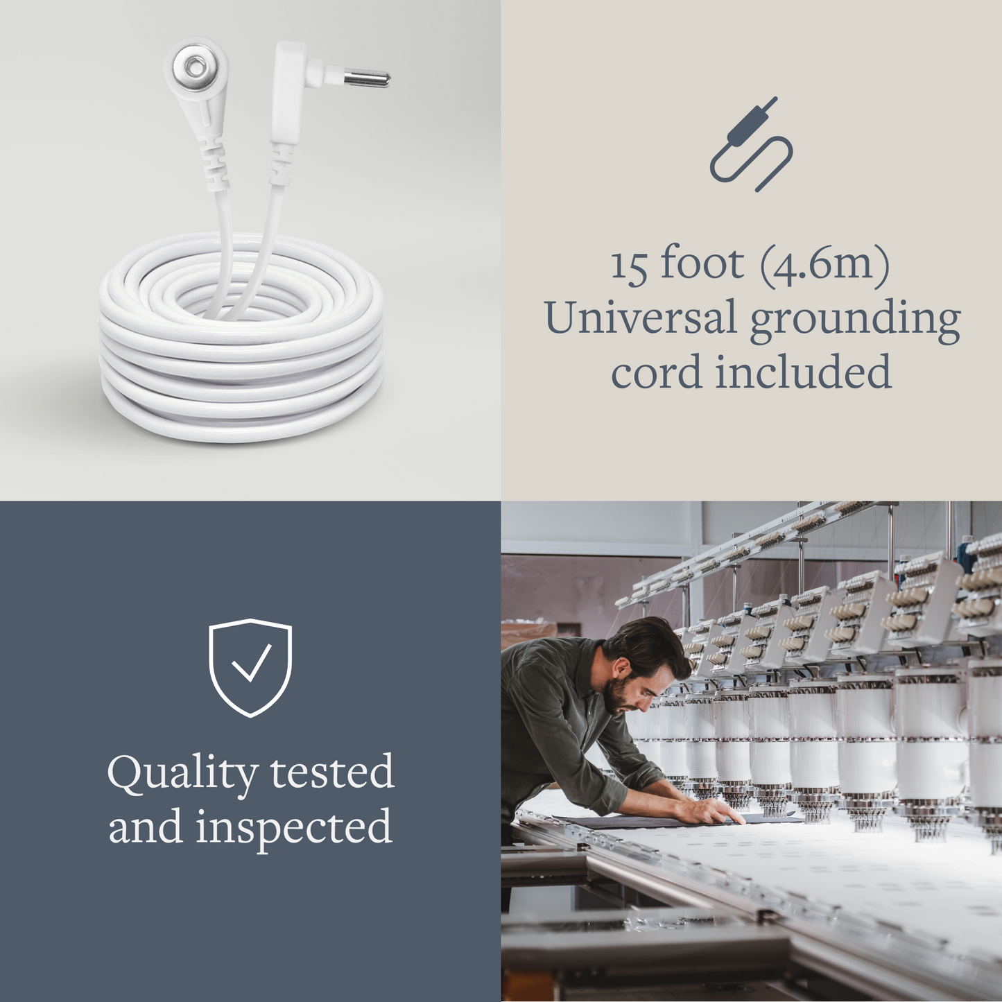 GroundLuxe Luxury Grounding Pillowcase (Organic Cotton)