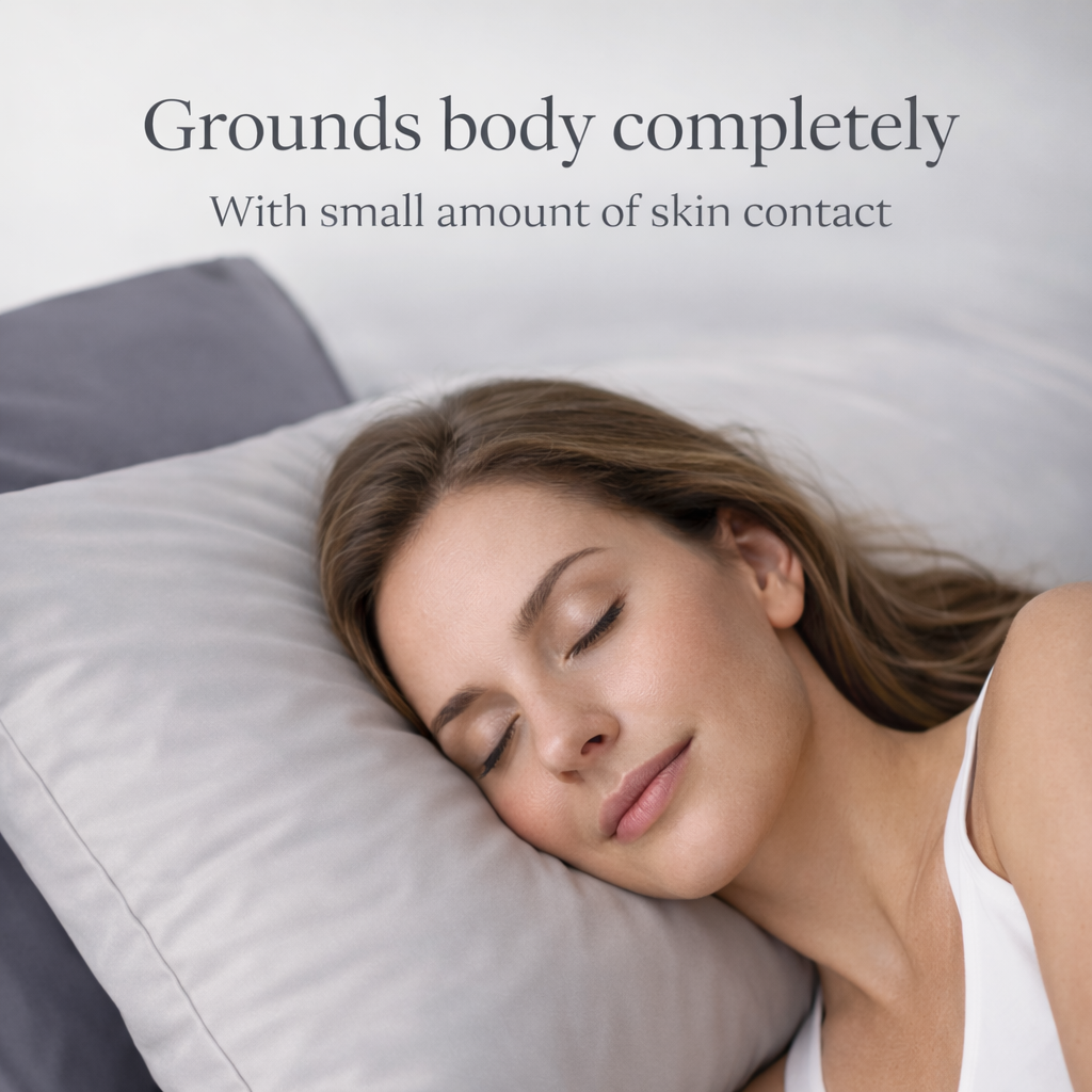 GroundLuxe Luxury Grounding Pillowcase (Organic Cotton)