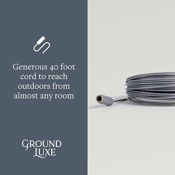 GroundLuxe Grounding Rod w/ 40 Ft Cord