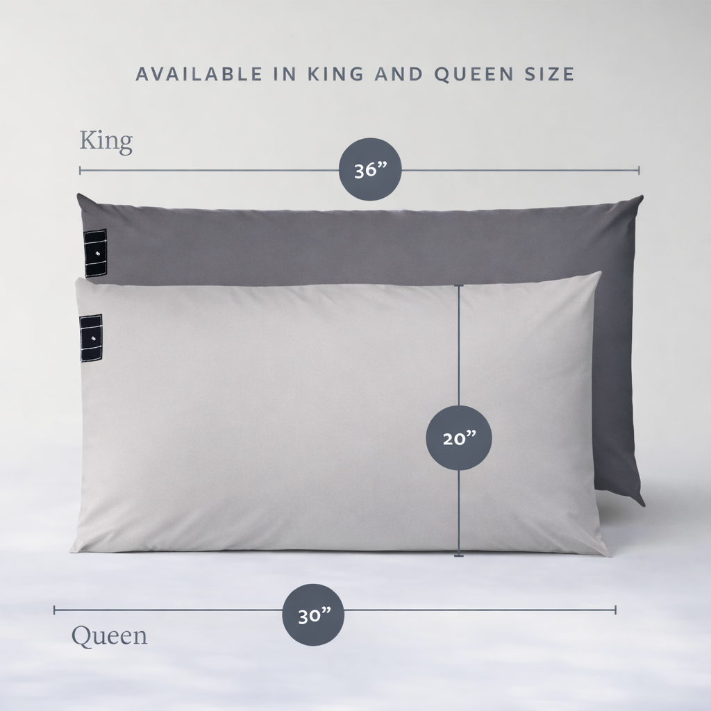GroundLuxe Luxury Grounding Pillowcase (Organic Cotton)