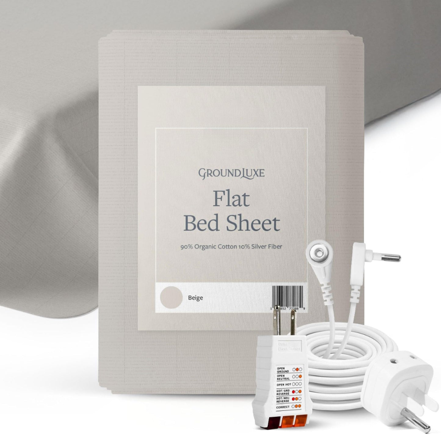 GroundLuxe Flat Grounding Sheet (Organic Cotton)