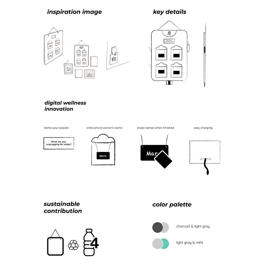 Bagby SOCIAL - 4 Pocket Phone Holder