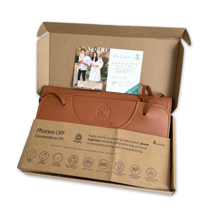 Bagby SOCIAL Vegan Leather - 4 Pocket Phone Holder