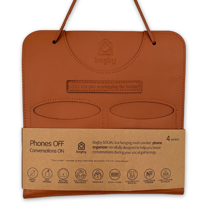 Bagby SOCIAL Vegan Leather - 4 Pocket Phone Holder