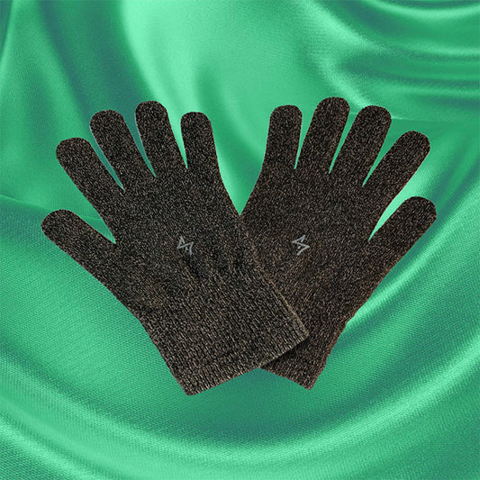 Sanitized Silver Gloves - BLACK