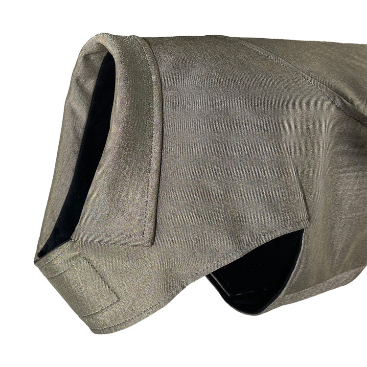 Doggie Silver Cotton Double Knit Jacket