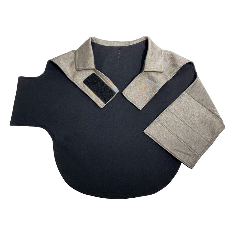 Doggie Silver Cotton Double Knit Jacket
