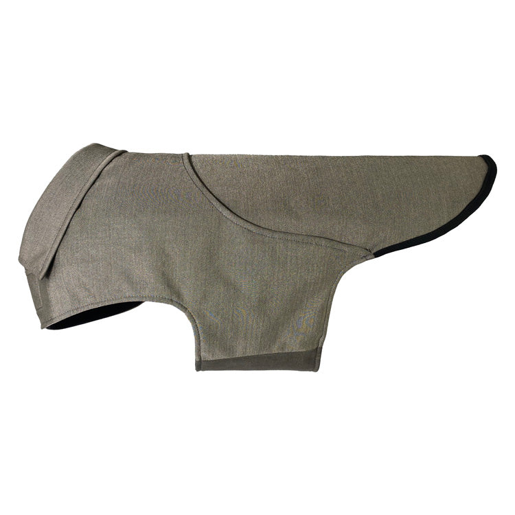 Doggie Silver Cotton Double Knit Jacket
