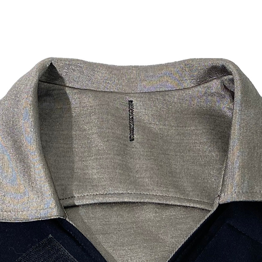 Doggie Silver Cotton Double Knit Jacket
