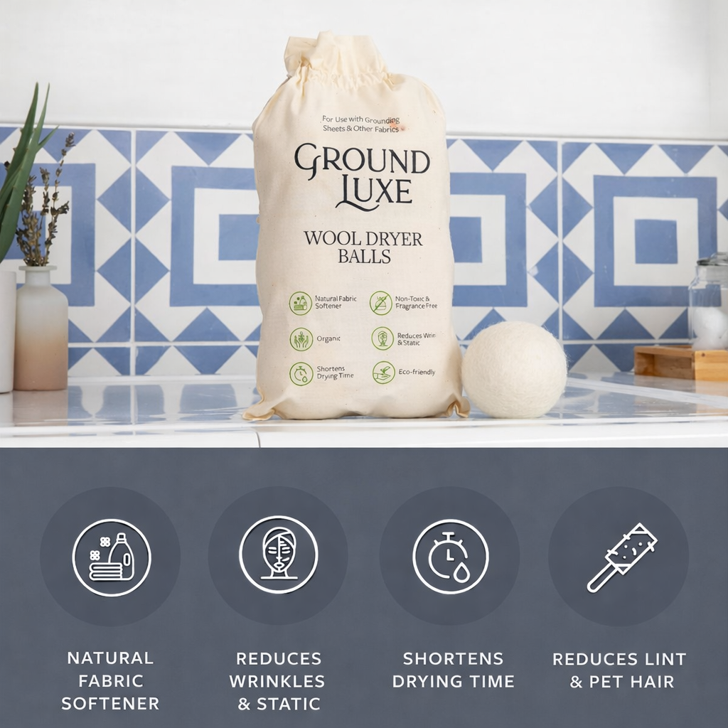 GroundLuxe Wool Dryer Balls