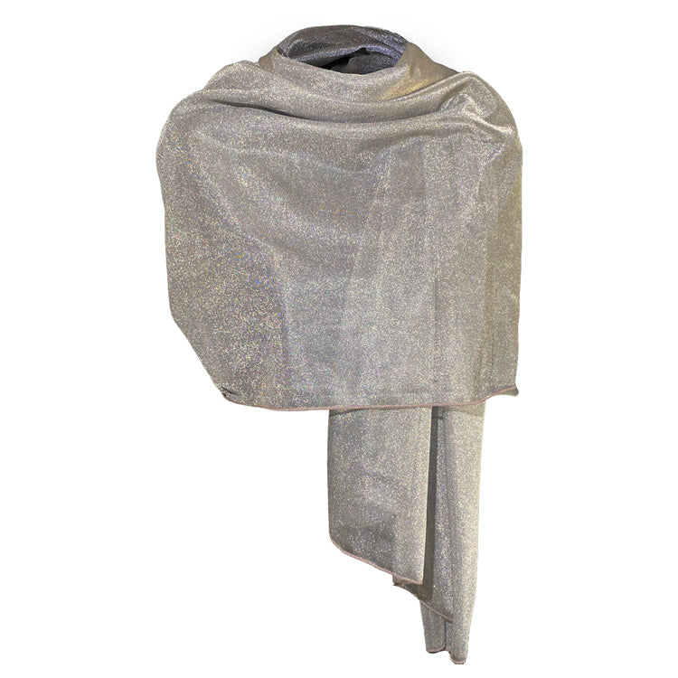 SILVER MESH SHAWL
