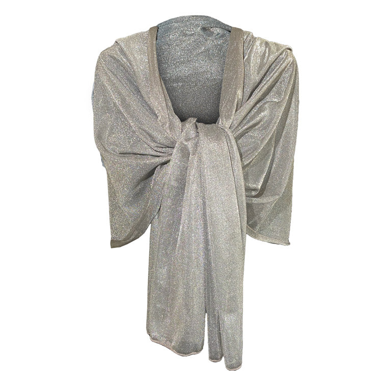 SILVER MESH SHAWL