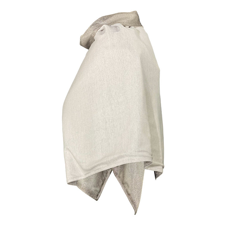 Reversible Mesh and Natural Modal Short Poncho