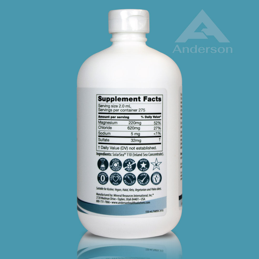 Sea M.D. Refill Size Concentrated Trace Mineral Drops 550 mL (18.6 fl.oz.)