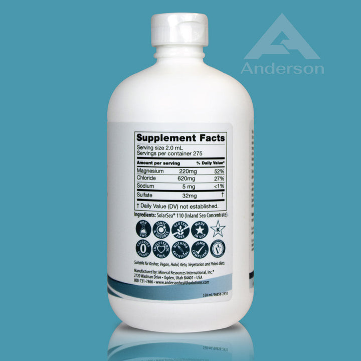 Sea M.D. Refill Size Concentrated Trace Mineral Drops 550 mL (18.6 fl.oz.)