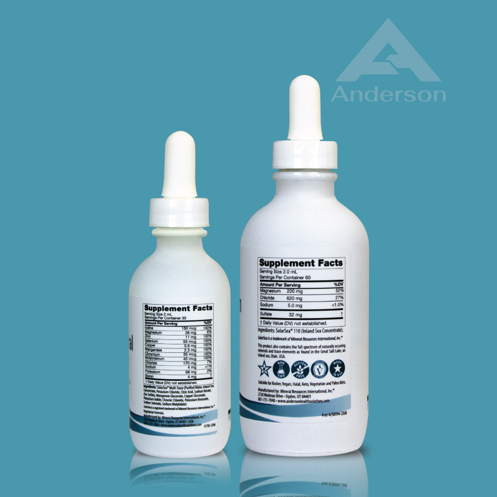 Trace Mineral Complex 60 mL (2 fl.oz.) and Ionic Magnesium 120 mL (4 fl.oz.) Bundle