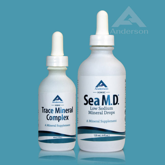 Trace Mineral Complex 60 mL (2 fl.oz.) and Sea M.D 120 mL (4 fl.oz.) bundle
